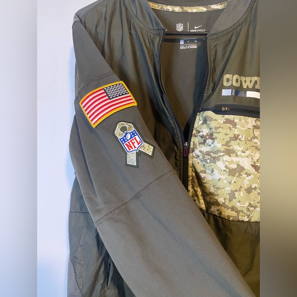 Nike, Mens Small, Cowboys Windbreaker - Picture 3 of 5